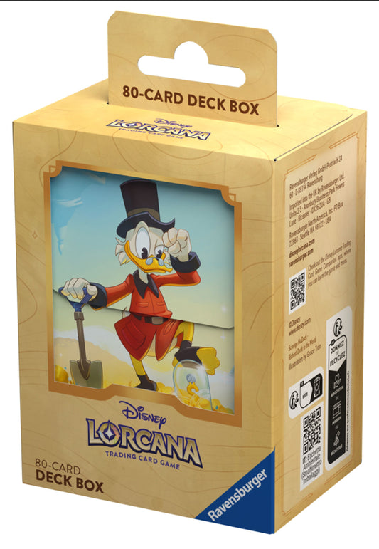 Disney Lorcana Deck Box Into the Inklands Scrooge McDuck