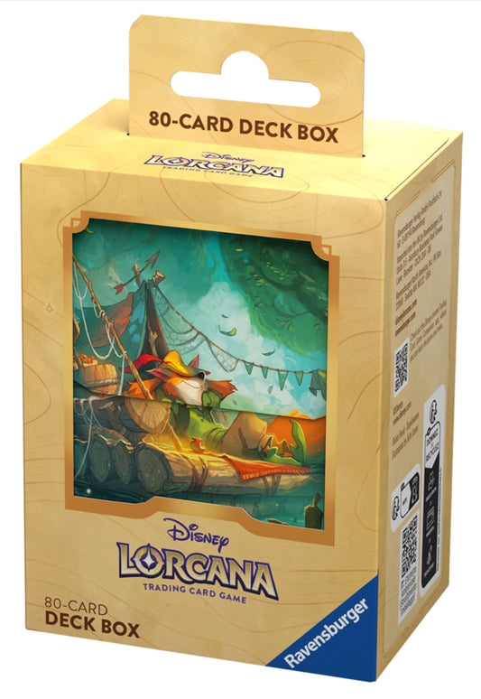 Disney Lorcana Deck Box Into the Inklands Robin Hood