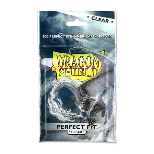 Dragon Shield Card Protectors Standard Perfect Fit Clear 100ct