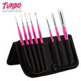 Load image into Gallery viewer, Turbo Dork Brush Set Fauxlinsky w/ Stand Case (8 Brushes)