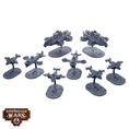 Load image into Gallery viewer, Dystopian Wars The Crown Inviolate Aerial Squadrons