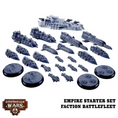 Load image into Gallery viewer, Dystopian Wars The Celestian Empire Faction Battlefleet (Starter Set)