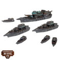 Load image into Gallery viewer, Dystopian Wars The Imperium Elector Battlefleet