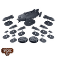 Load image into Gallery viewer, Dystopian Wars The Imperium Zeppelin Battlefleet