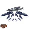 Load image into Gallery viewer, Dystopian Wars The Latin Alliance Mars Battlefleet