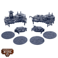 Load image into Gallery viewer, Dystopian Wars Sturginium Platforms & Objectives (Terrain)