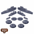 Load image into Gallery viewer, Dystopian Wars Privateeers Merchant Convoy Squadrons