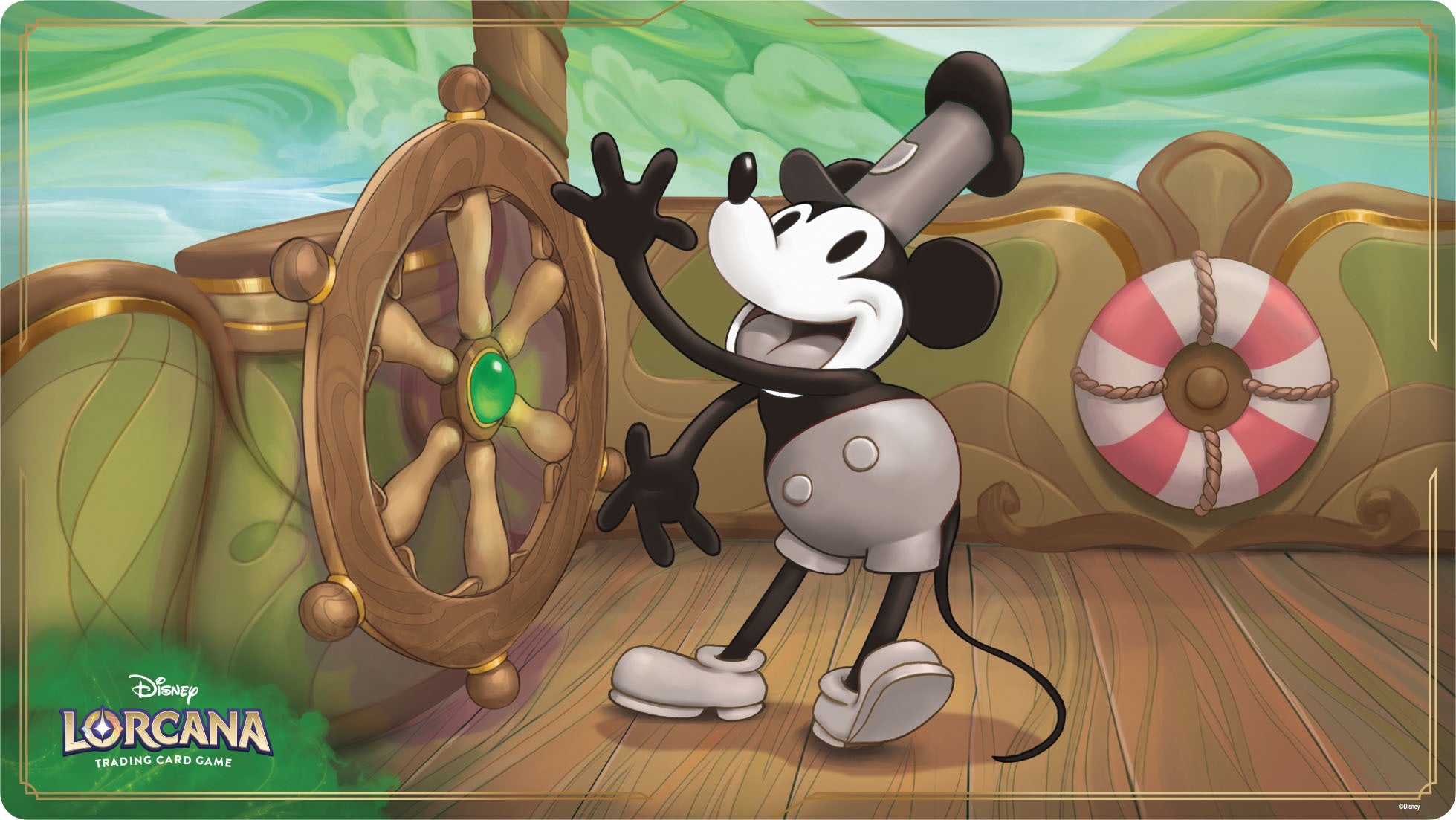 Disney Lorcana Playmat The First Chapter Mickey Mouse (Steamboat Willie)