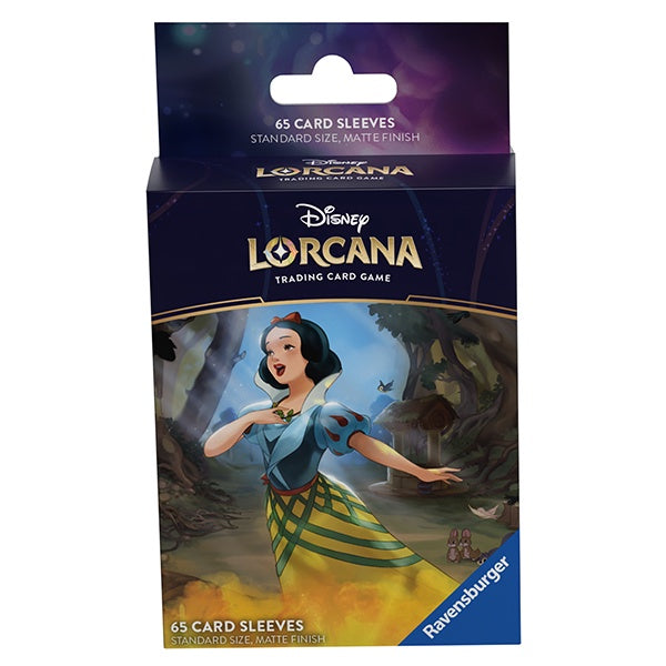 Disney Lorcana Card Protectors Ursula's Return Snow White (65)  Shall We  Play? The Games and More Store