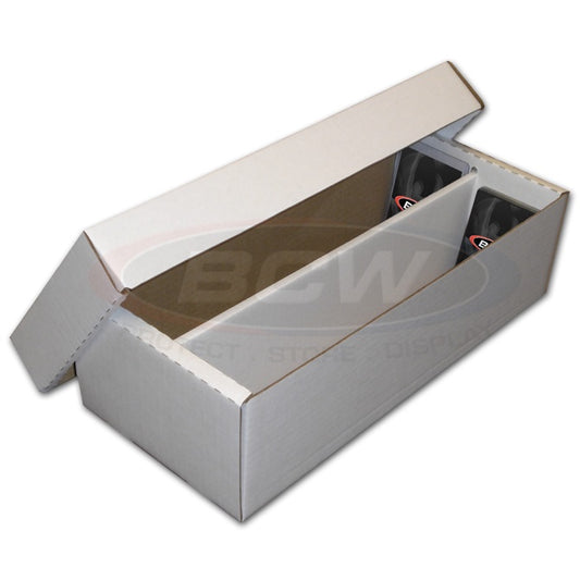 Card Storage Box 1600 Count  (Shoebox 1/2 Lid)