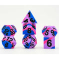 Load image into Gallery viewer, MDG Sharp Edge Silicone Dice Set Pride