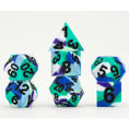 Load image into Gallery viewer, MDG Sharp Edge Silicone Dice Set Pride