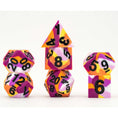Load image into Gallery viewer, MDG Sharp Edge Silicone Dice Set Pride