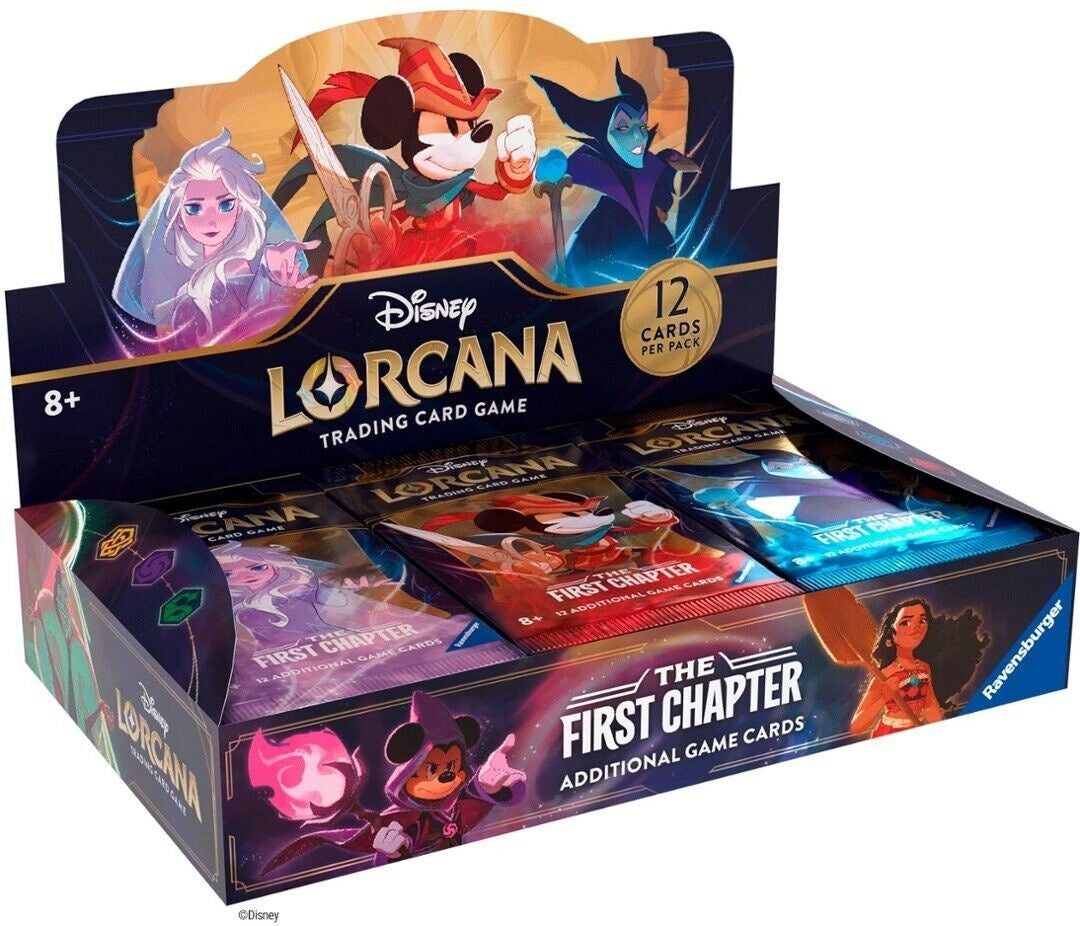 lorcana 24 booster box Disney Lorcana The First Chapter Booster Box (24) – Shall We Play? The Games and More Store