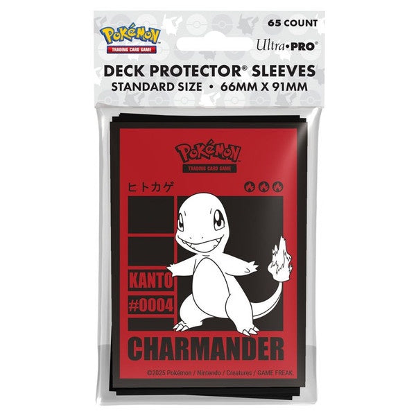 Ultra PRO Pokémon Card Protectors Charmander Kanto #0004 (65)