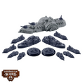 Load image into Gallery viewer, Dystopian Wars The Union or The Latin Alliance Columbia Battlefleet