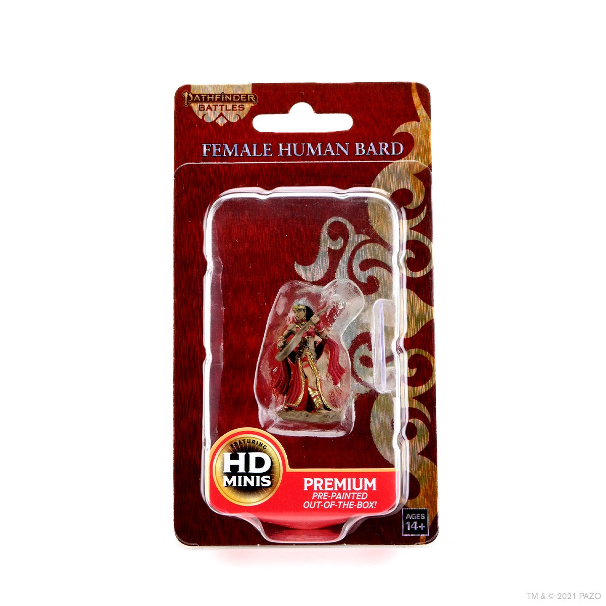 Pathfinder Battles Deep Cuts Miniatures Premium Figure Wave 03 Human Bard Female