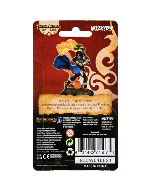 Pathfinder Battles Deep Cuts Miniatures Premium Figure Wave 02 Human Cleric Female