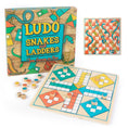 Load image into Gallery viewer, Ludo & Snakes & Ladders 2-In-1 Wooden Board Game