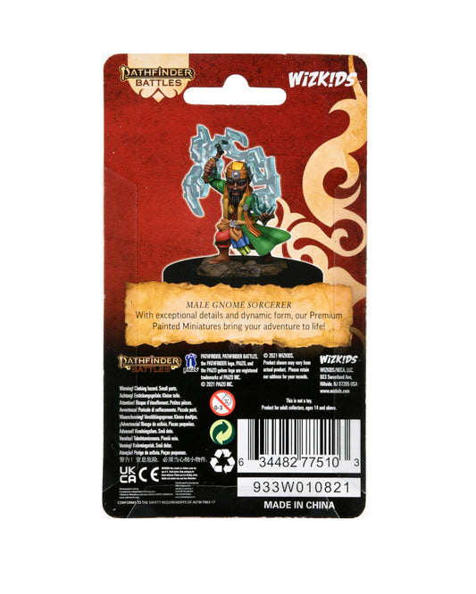 Pathfinder Battles Deep Cuts Miniatures Premium Figure Wave 02 Gnome Sorcerer Male