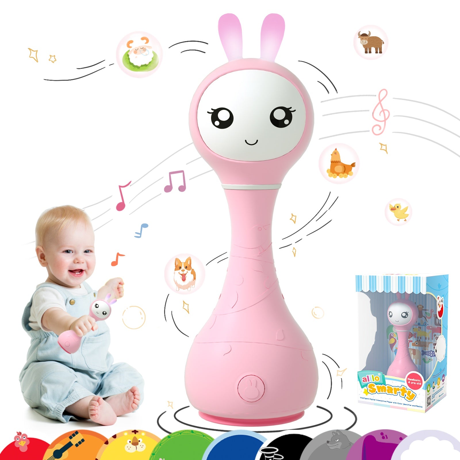 Alilo Smarty Bunny Pink