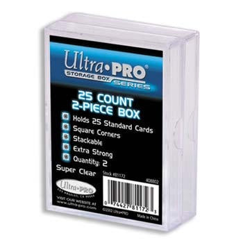 Ultra PRO Card Box Acrylic 25Qty (x2)