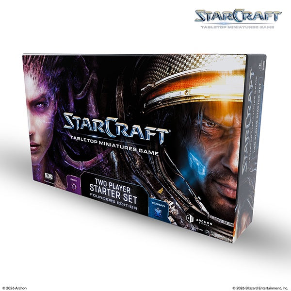 Starcraft The Miniatures Game Two Player Starter Set Founders Edition