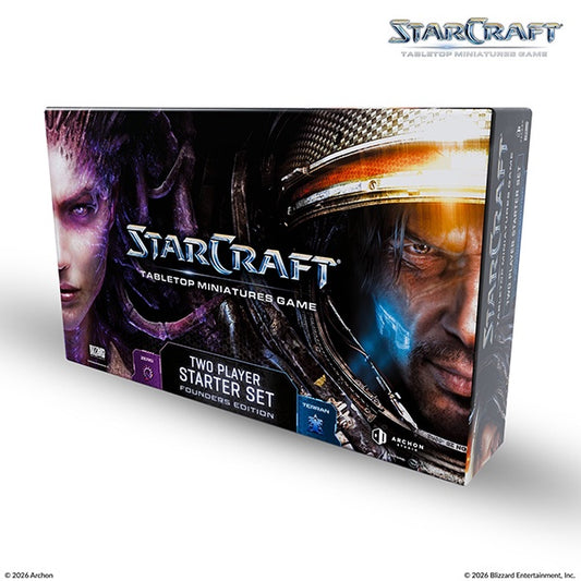 Starcraft The Miniatures Game Two Player Starter Set Founders Edition