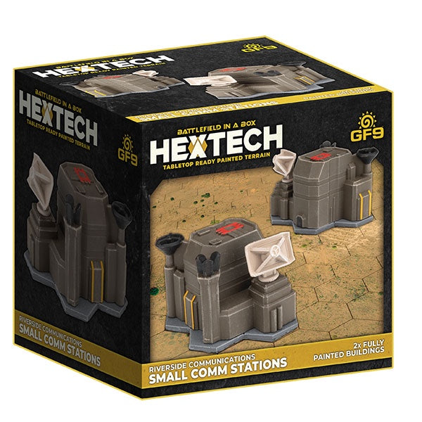 Battlefield in a Box Hextech Terrain River Communications Small Comm Station