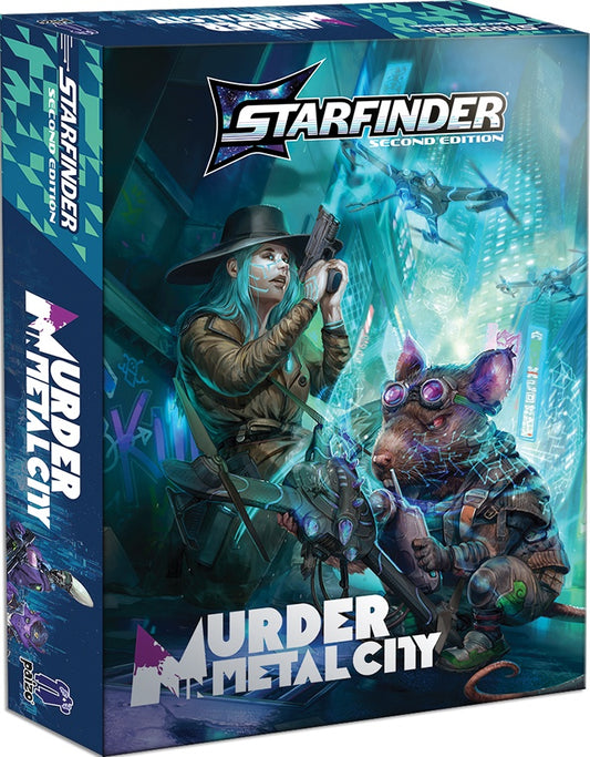 Starfinder (2e) RPG Adventure Murder in Metal City Deluxe Boxed Set