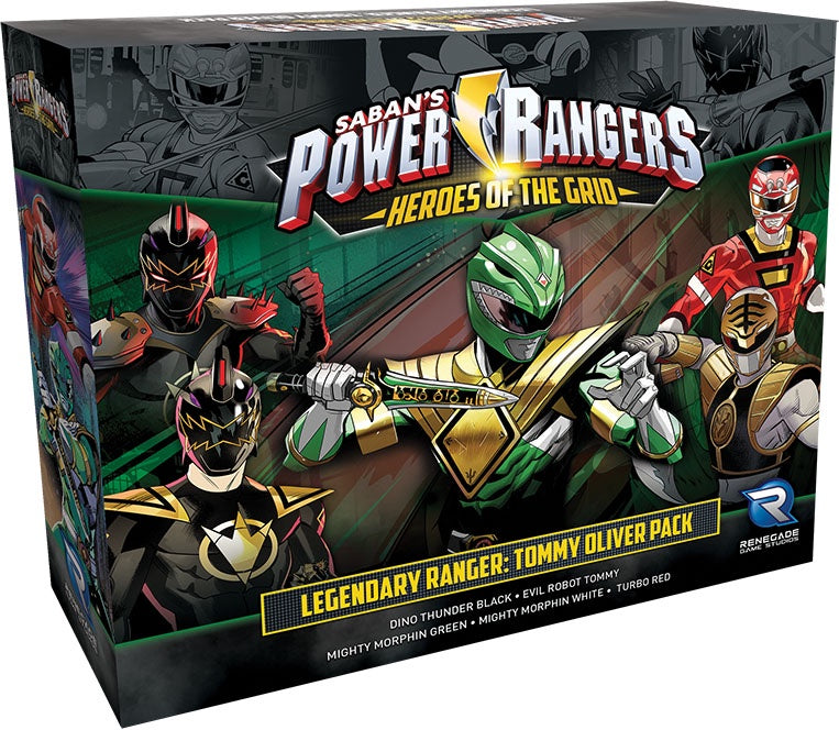 Power Rangers Heroes of the Grid Legendary Ranger Tommy Oliver Pack
