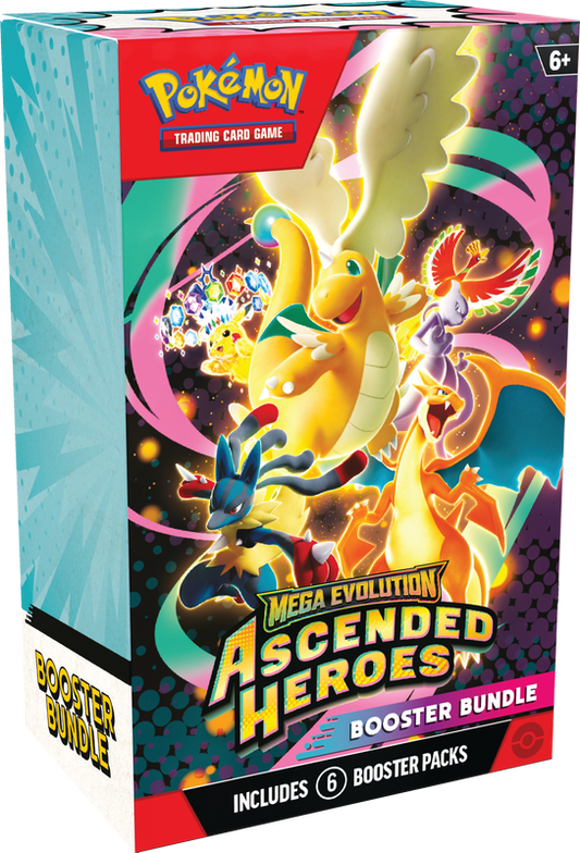 Pokémon CCG Mega Evolution 02.5 Ascended Heroes Booster Bundle