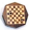 Load image into Gallery viewer, Chess Set Magnetic Octagon shape: Wood / 6"
