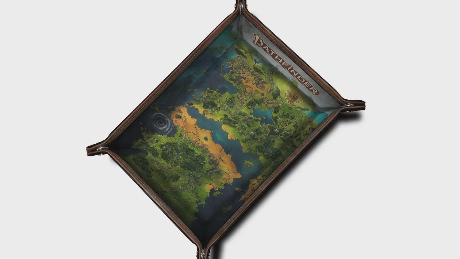 Fanroll Pathfinder Dice Rolling Tray Map