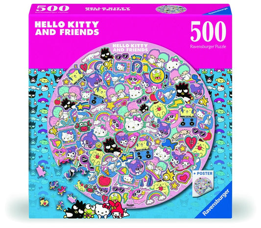 Puzzle 500 Round Hello Kitty