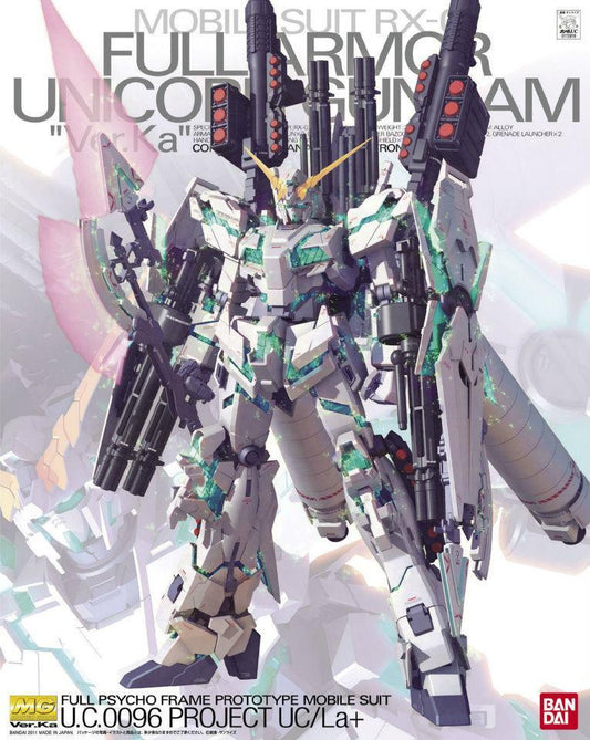 Gunpla Mobile Suit Gundam Master Grade Universal Century Full Armor Unicorn Gundam Ver.Ka