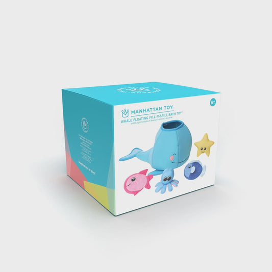 Fill n Spill Bath Toy Floating Whale