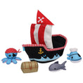 Load image into Gallery viewer, Fill n Spill Bath Toy Floating Pirate Ship
