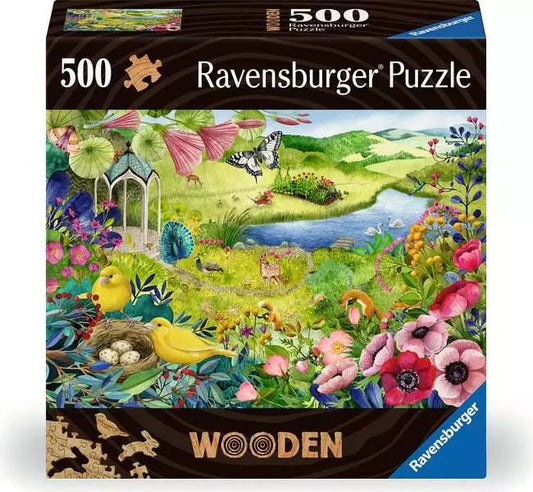 Puzzle 500 Wood Nature Garden