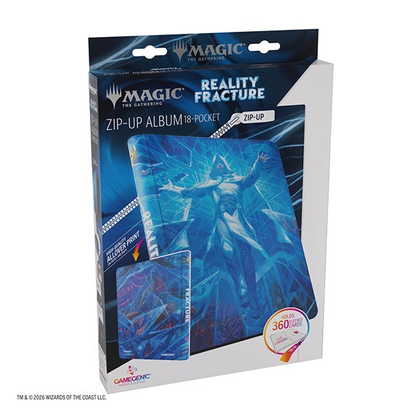 GameGen!c 18 Pocket Zip Up Portfolio Magic the Gathering Reality Fracture