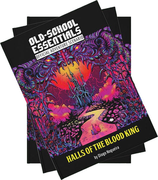 Old-School Essentials RPG Official Adventure Scenario Halls of the Blood King