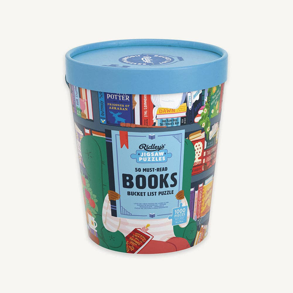 Puzzles 1000 50 Must Read Books Bucket List