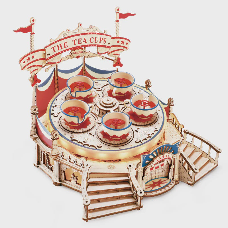 Rolife Mechanical Music Box Tilt-A-Whirl