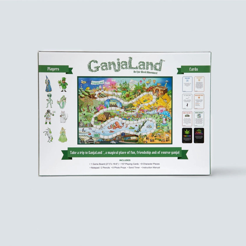 Ganjaland Epic Weed Adventure Board Game For Adults