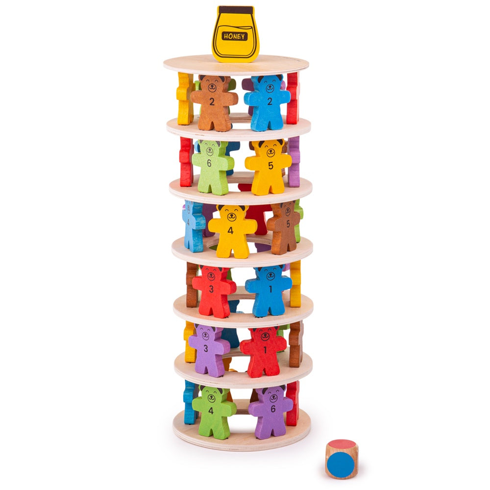 BigJig Toys Wooden Tumbling Teddies