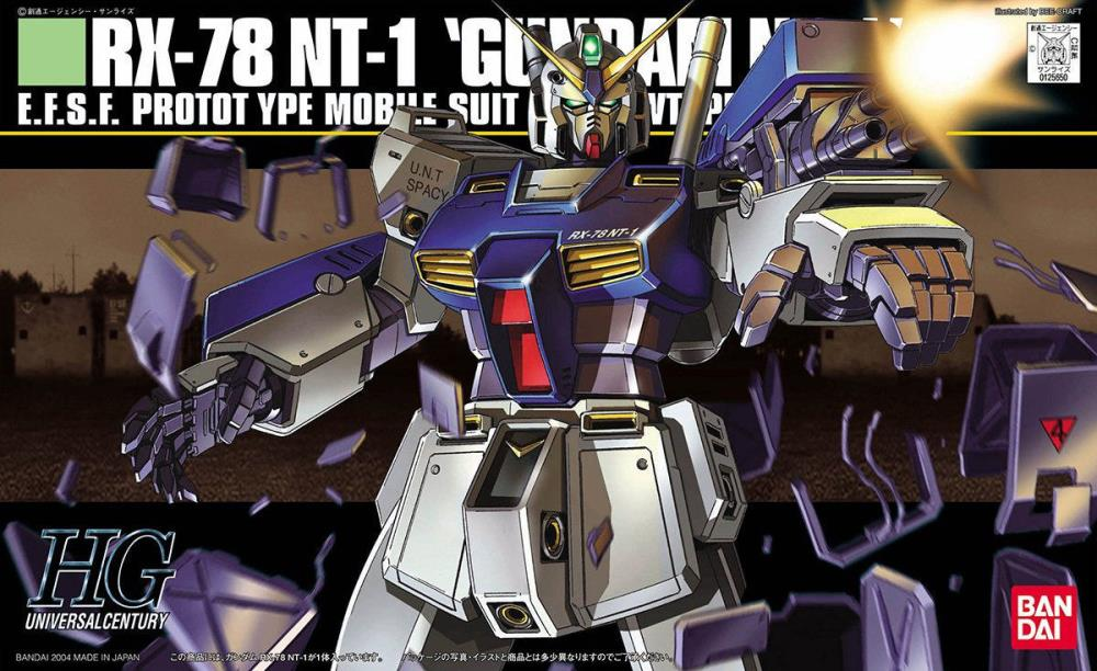 Gunpla Mobile Suit Gundam RX 78NT 1 Gundam NT1 Gundam Alex (HGUC 1/144)