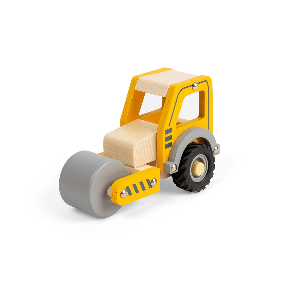 BigJig Toys Wooden Mini Road Roller