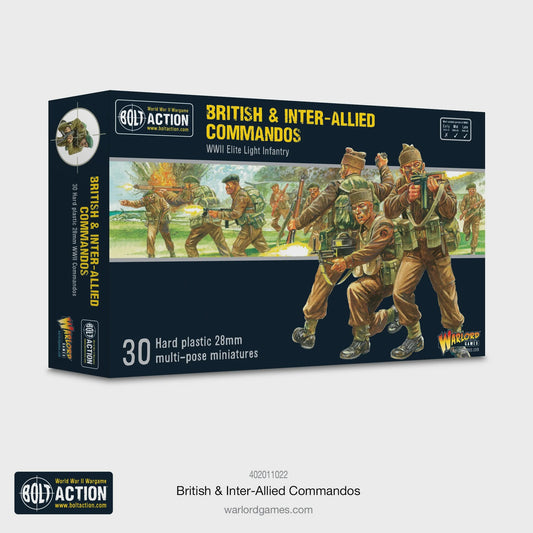 Bolt Action British Army & Inter-Allied Commandos