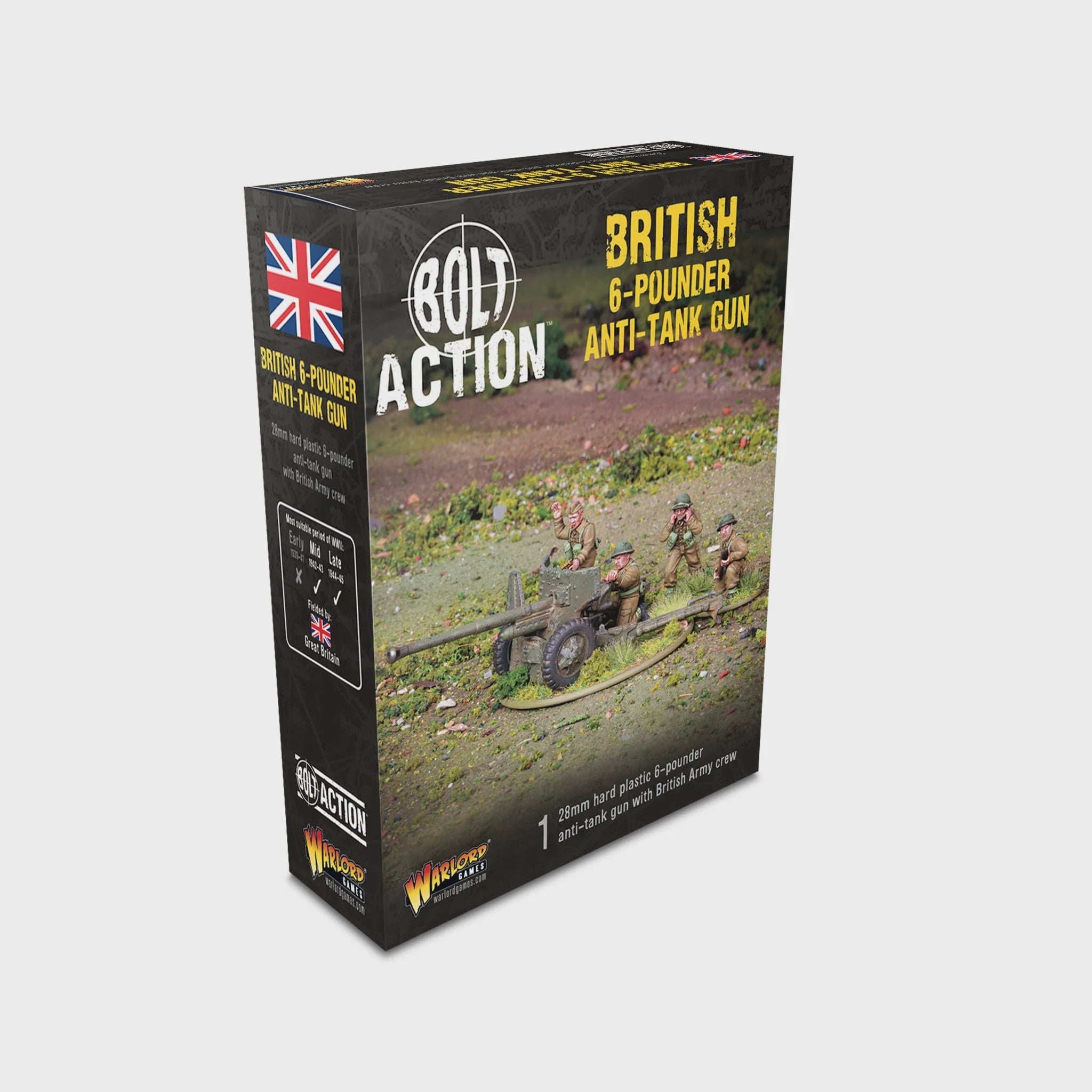 Bolt Action British Army 6-Pounder Anti-Tank Gun