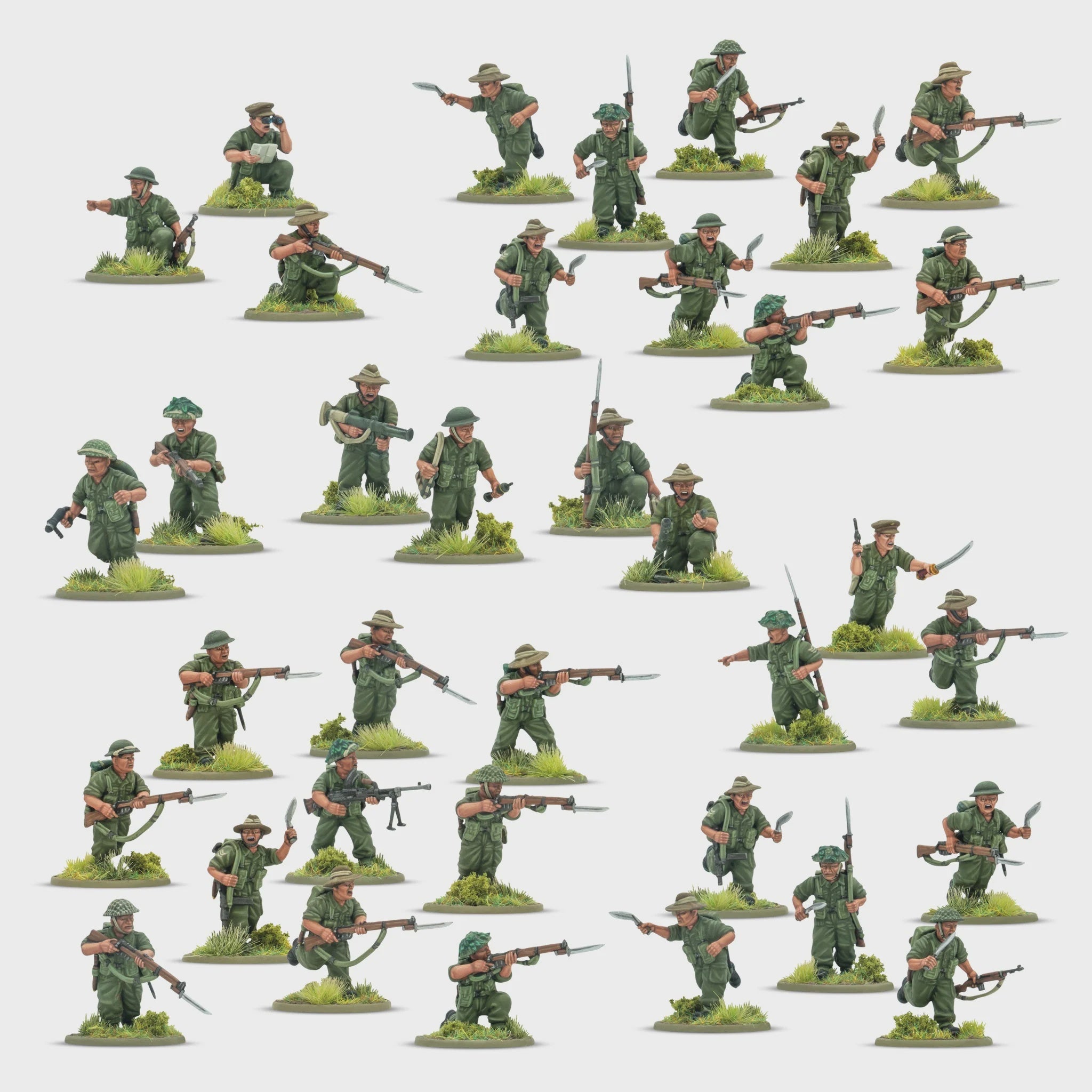 Bolt Action British Commonwealth Gurkha Infantry Platoon